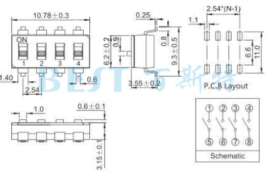 編碼開關LSM70X參考圖紙 編碼開關LSM70X參考圖紙